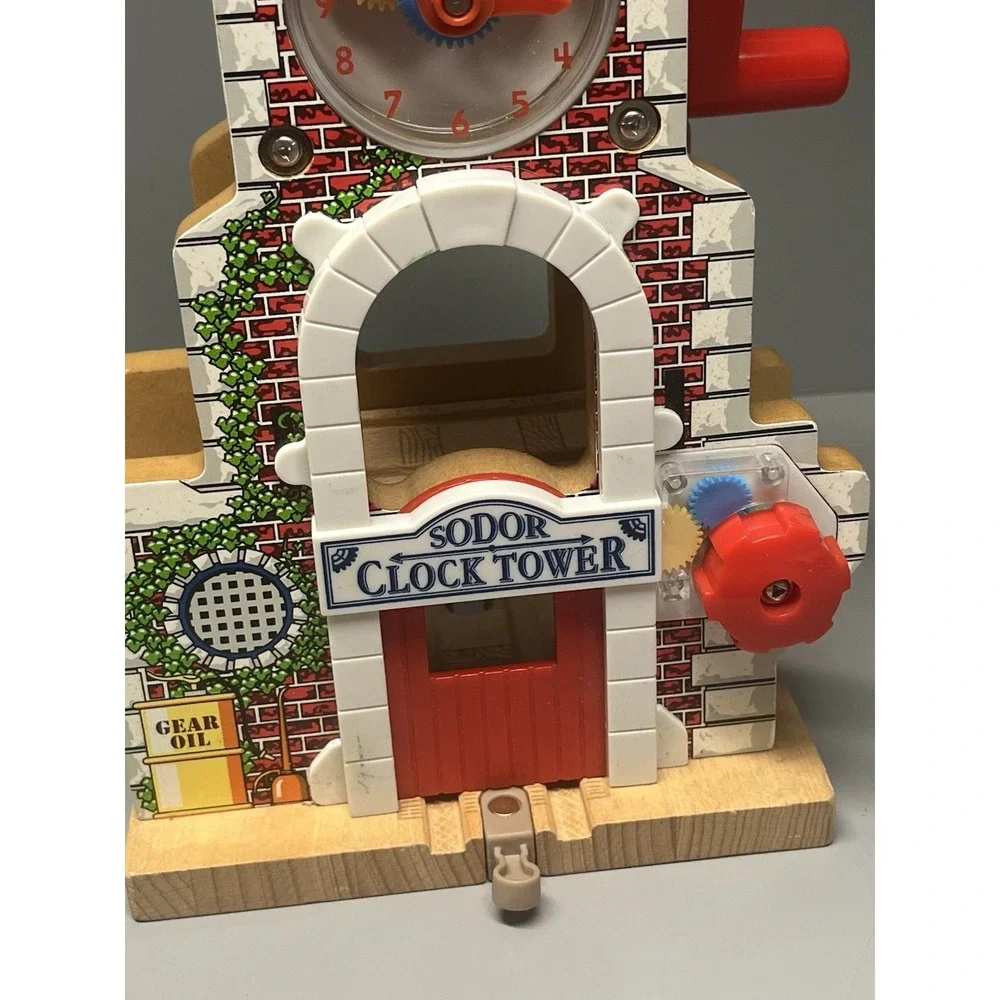 Thomas & Friends Wooden Railway Train Sodor Musical Talking Clock Tower 2009
